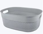 Корзина для хранения OSLO, серый шторм, 12л
