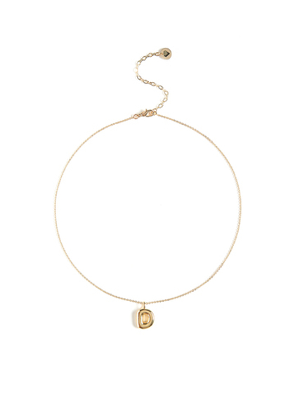 Колье с буквой