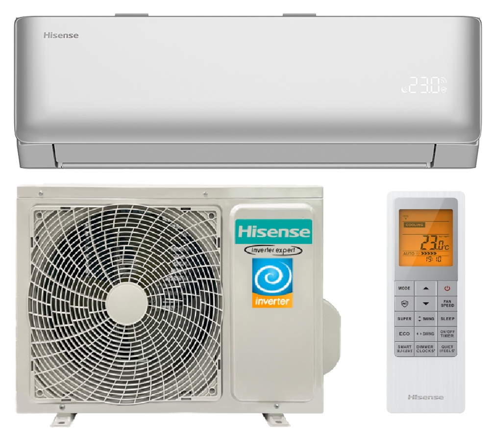 Кондиционер Hisense Vibe Pro Silver AS-10UW4RLCHD00(S) DC Inverter