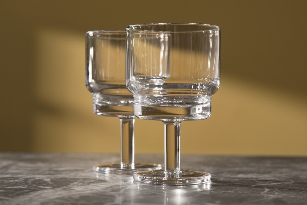 Набор бокалов для вина utility, 220 мл, охра, 2 шт.