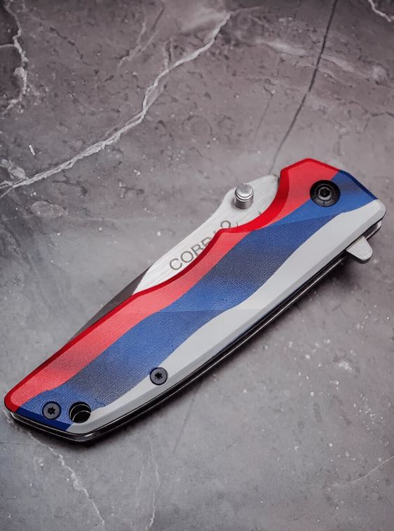 Нож складной туристический D2 COBRA 2