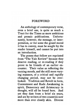 A Book of Yale Review Verse | Robert Frost