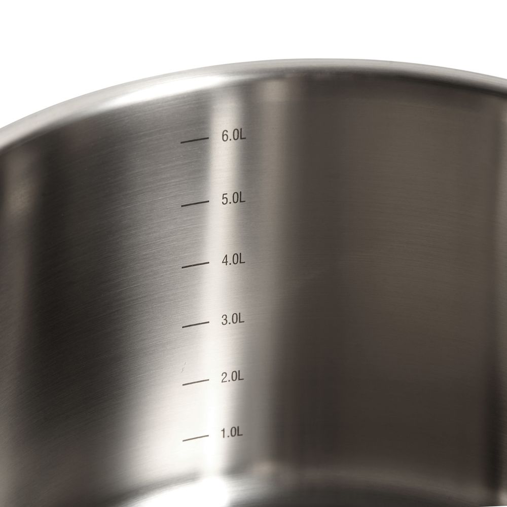 Кастрюля из нержавеющей стали Gipfel Victory 1370 24 см/6,5 л