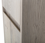 Шкаф пенал BelBagno Kraft 33 L KRAFT-1600-2A-SC-RGB-L подвесной Rovere Galifax Bianco