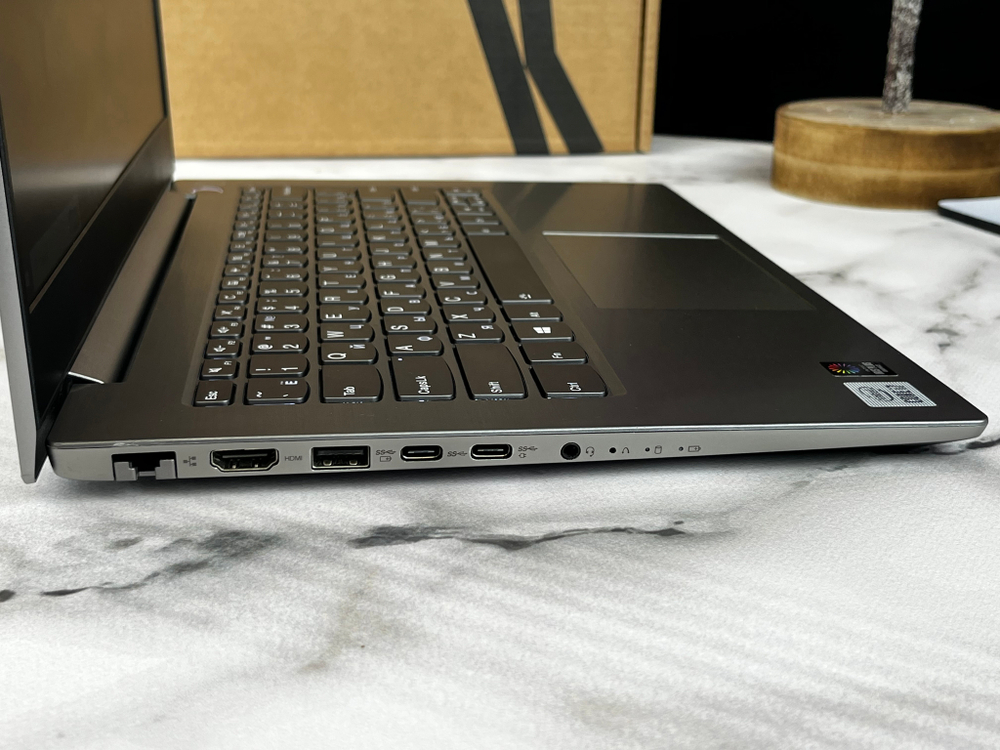 Ноутбук Intel Lenovo ThinkBook 14-IIL Core i7 1065G7, FHD IPS 14", Intel Iris Plus, Windows 10 серый русская раскладка