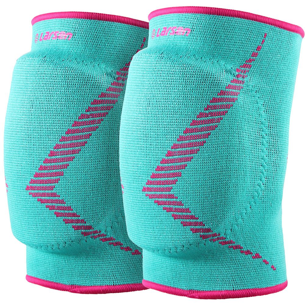 Защита колена Larsen D1B бирюзовый/розовый