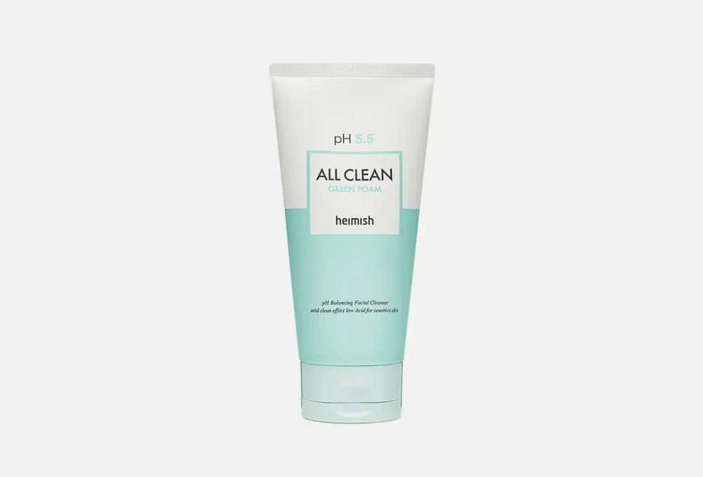 Heimish Слабокислотный гель для умывания для чувствительной кожи Heimish pH 5.5 All Clean Green Foam (150 мл)
