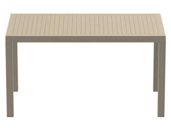 Пластиковый стол Ares 140х80 бежевый