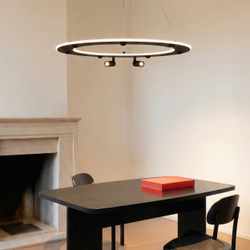 740467 Люстра DIVE LED 90W 4900LM G ЧЕРНЫЙ 3000-6000К