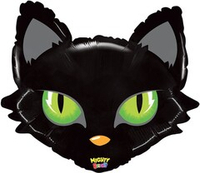 Фигура Голова кота черная 28'' Gr