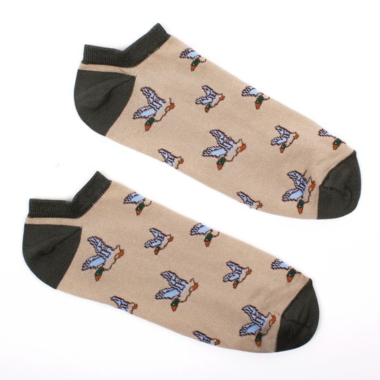 Носки ЗАПОРОЖЕЦ Дичь короткие Бежевый, O/S