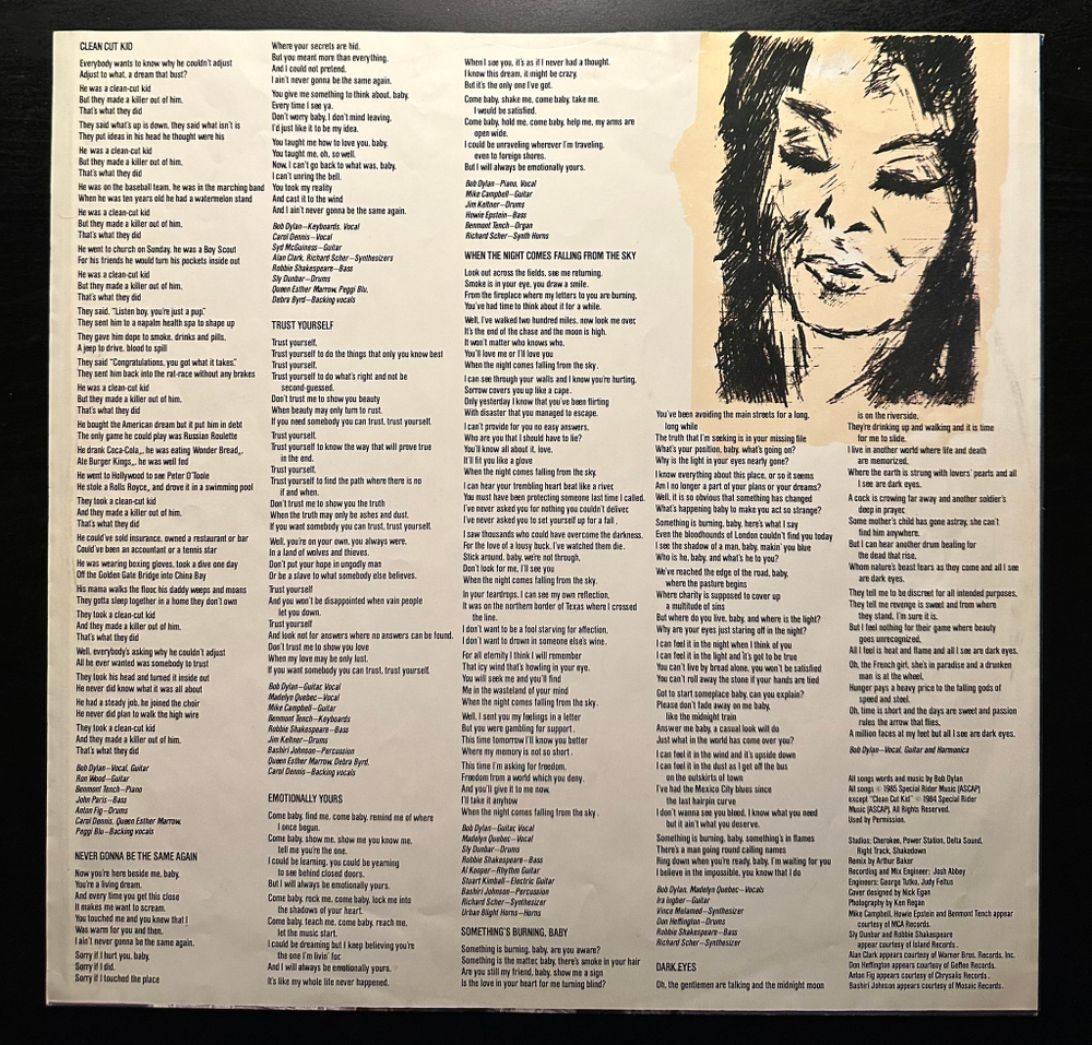 Bob Dylan - Empire Burlesque (Голландия 1985г.)