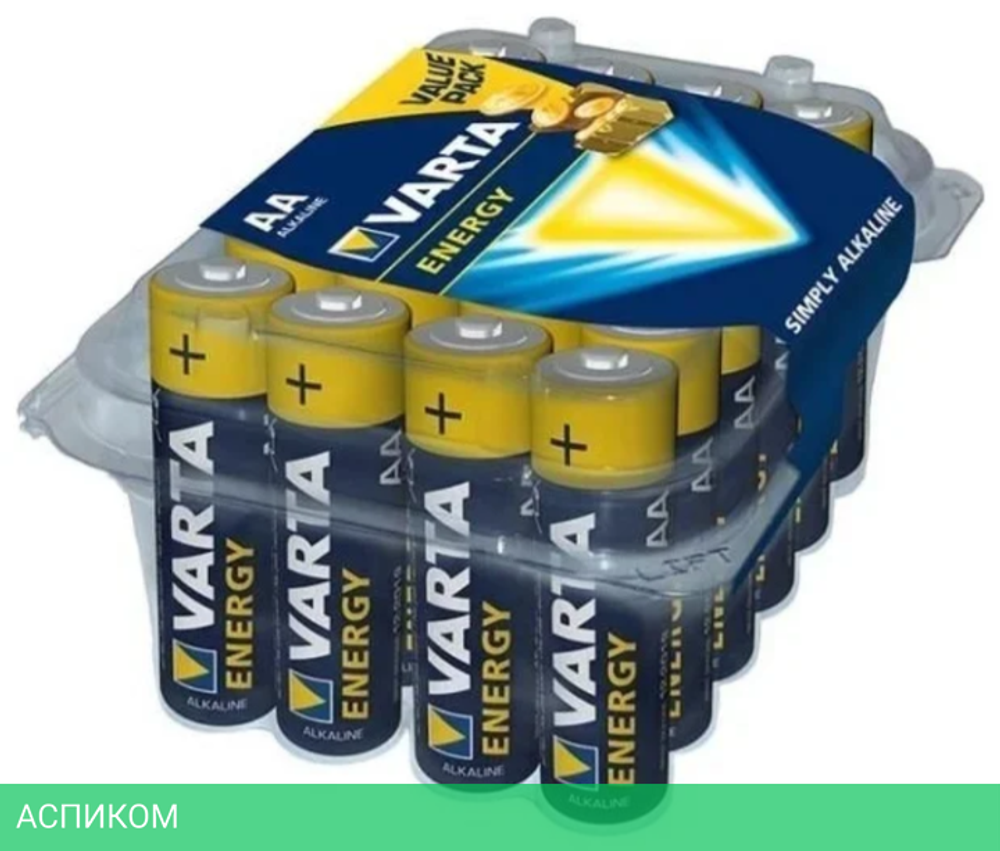 Батарейка Varta Energy 4106 AA Value Pack BL24