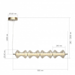 Подвесной светильник ST-Luce SPINE SL6136.223.01