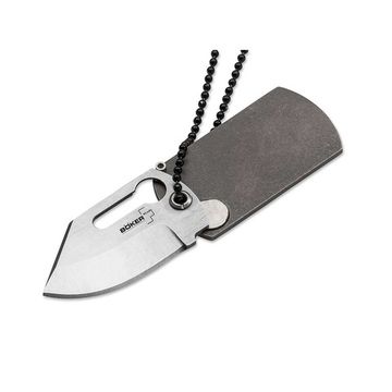 Складной нож Boker 01BO210 Dog Tag Knife c клинком из стали 440C, рукоять титан
