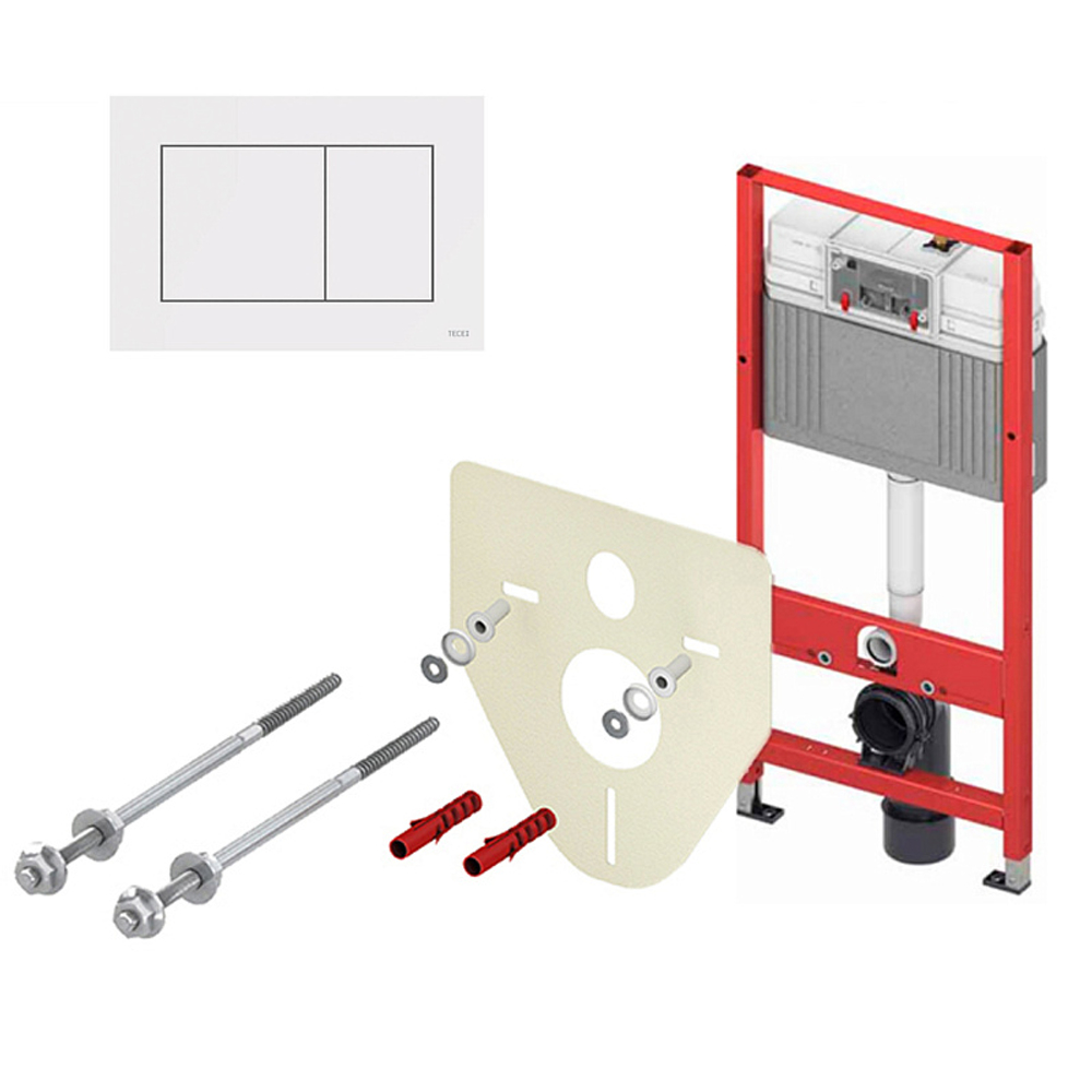 Комплект для установки подвесного унитаза TECEbase 2.0 панелью смыва TECEnow Белая (9400413)