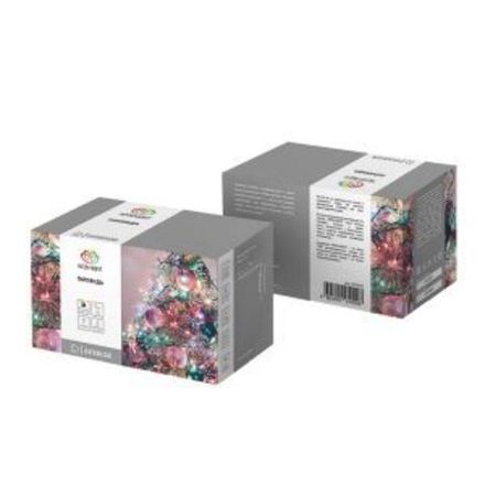 Гирлянда "Твинкл Лайт" 15 м, темно-зеленый ПВХ, 120 LED, цвет мультиколор