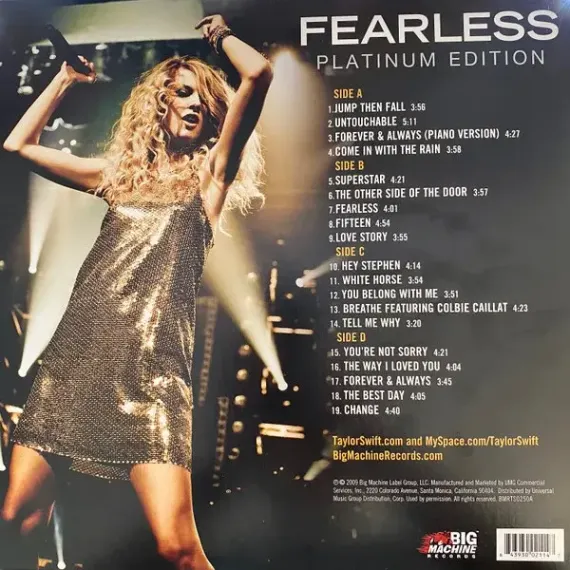 Taylor Swift - Fearless (Platinum Edition) - 2LP