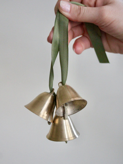 Колокольчик латунный 40 * 40 мм (набор 3 штуки)
