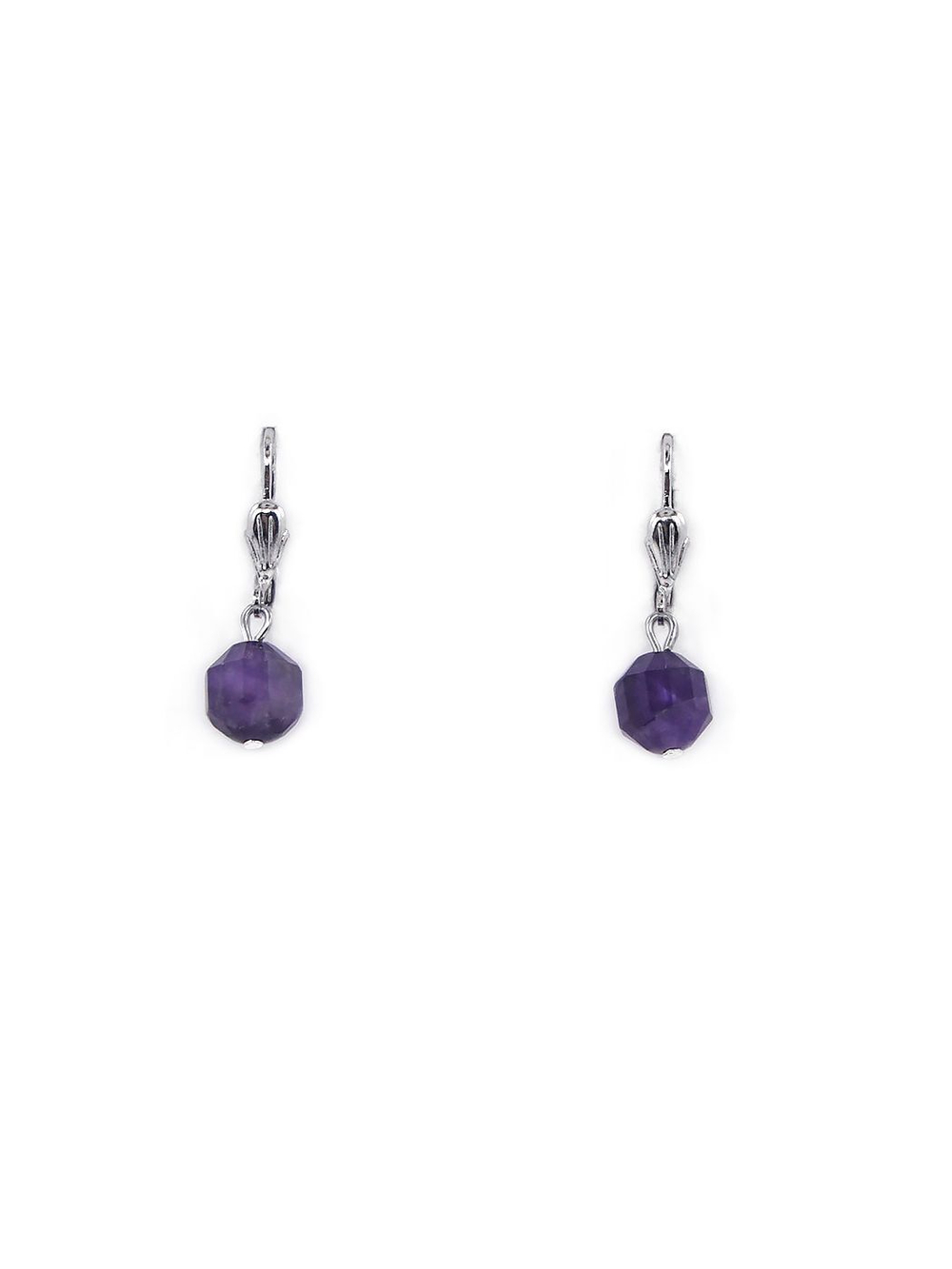 Серьги из аметиста amse995
