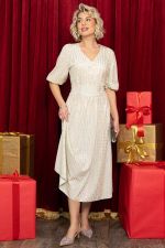 Платье праздничное Мадлен (белое золото) П14603-18М LT Collection