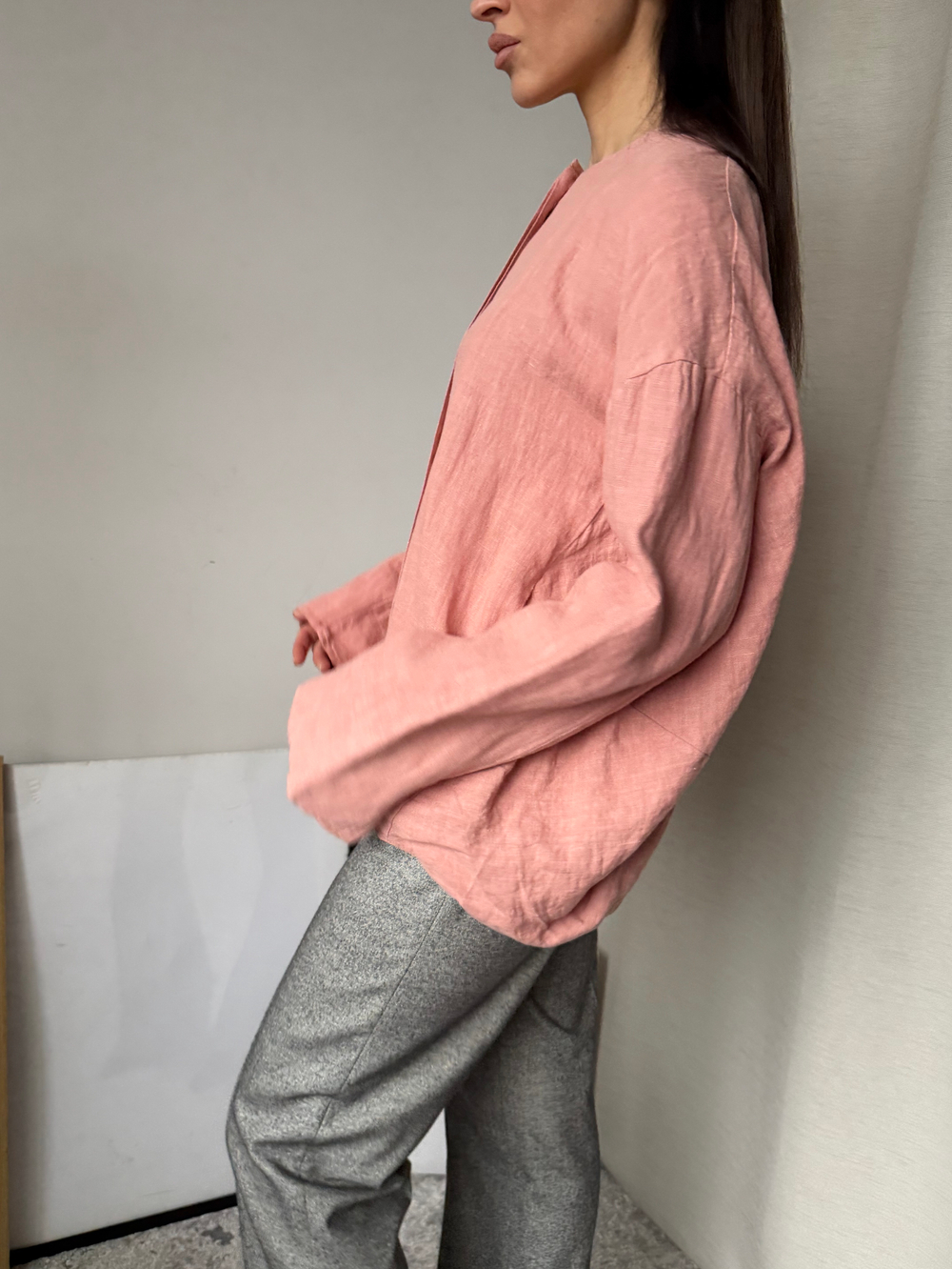 Льняной жакет Zara, М