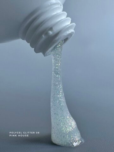 Pink House Полигель 08 Glitter 15 гр.