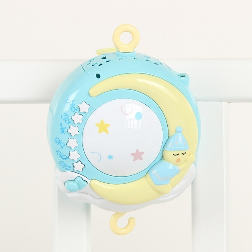 Музыкальный мобиль "Соня" аккум.питание/пласт., 150 мел., с проектором, свет, п/у