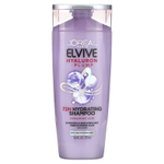 L'Oréal, Elvive, Hyaluron + Plump, увлажняющий шампунь на 72 часа, для сухих и обезвоженных волос, 375 мл (12,6 жидк. унц.)
