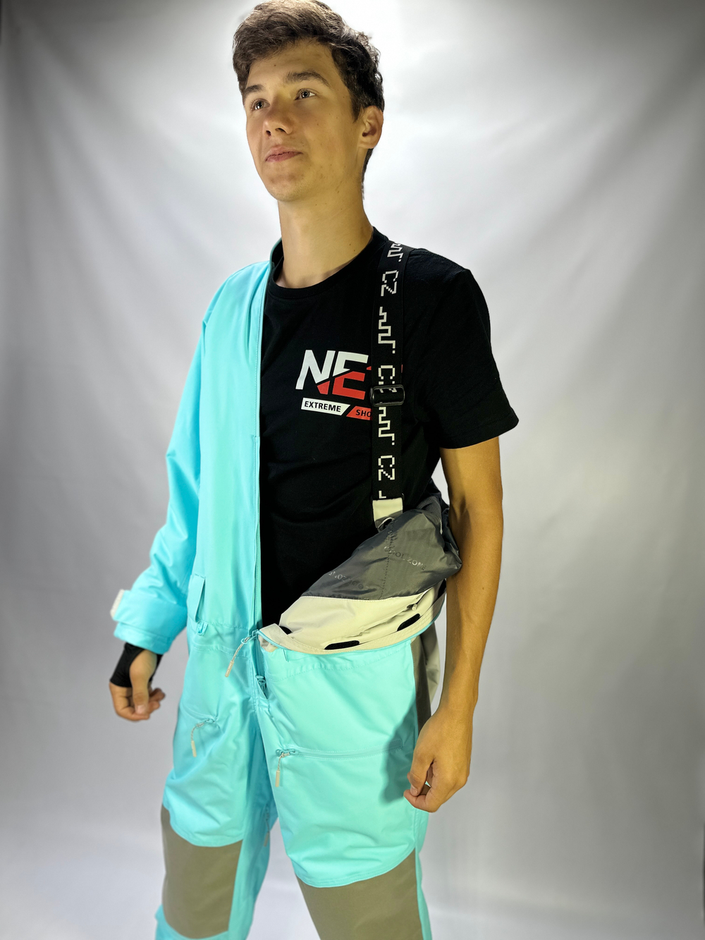 Комбинезон COOLZONE OSLO холодный серый/неоголубой