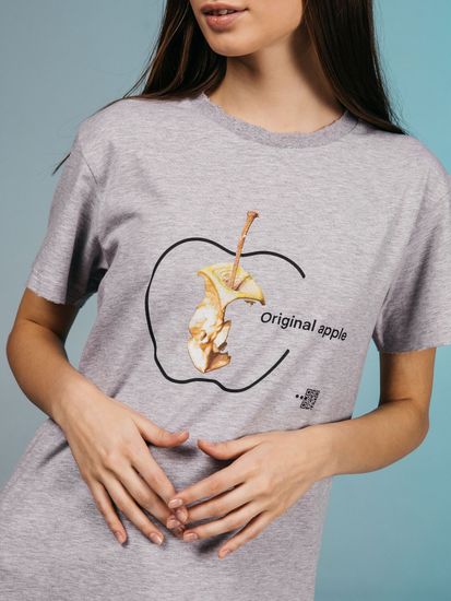 Serdyukov футболка Apple одежда унисекс стиль принт качество