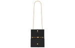 SAINT LAURENT KATE Grained Calfskin Shoulder Bag Small Women"s Black