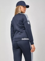 костюм спортивный на молнии Adidas с брюками и толстовка