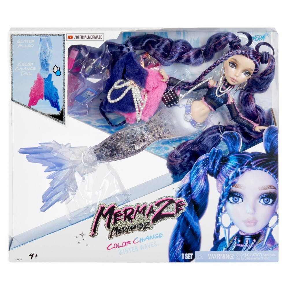 Mermaze Mermaidz - Кукла-русалка, меняющая цвет Nera 585404 / артикул   585381EUC 585404  / GTIN 035051585404