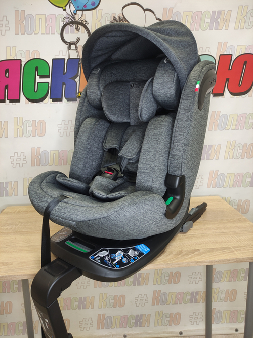 Автокресло детское Sweet Baby Voyager P12 Pro ISOFIX I-SIZE группа 0/1/2/3 (0-36) Grey