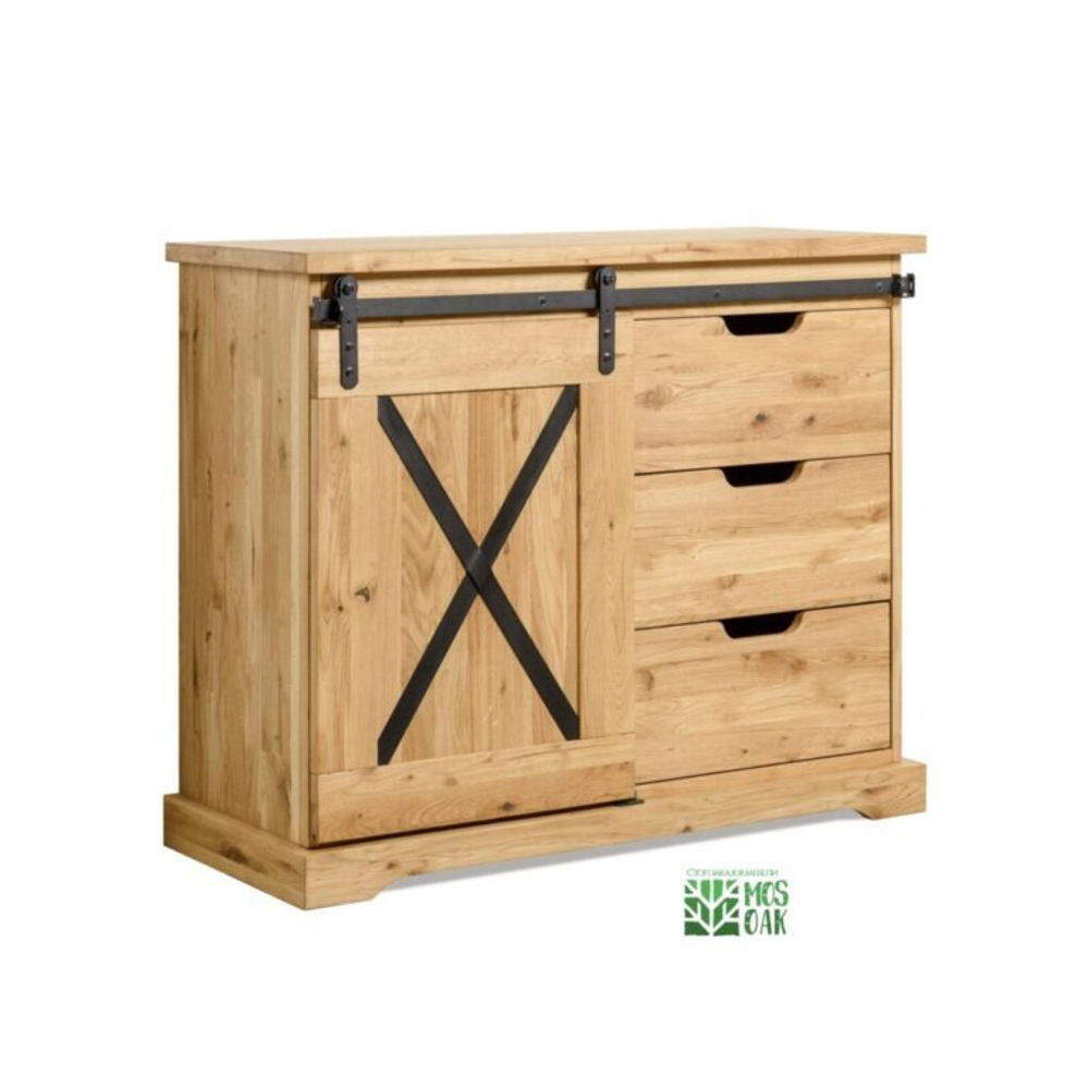 Тумба-комод Берген-2 из массива дуба