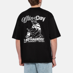 Футболка HAIDED OFFLINE DAY Черный