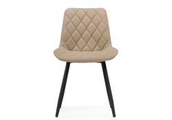 Стул на металлокаркасе Баодин Б/К бежевый / черный