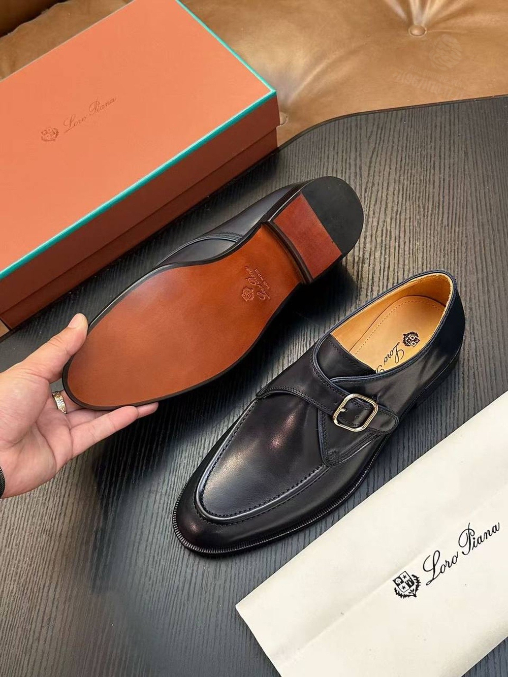Туфли Loro Piana Sergio Walk Derby