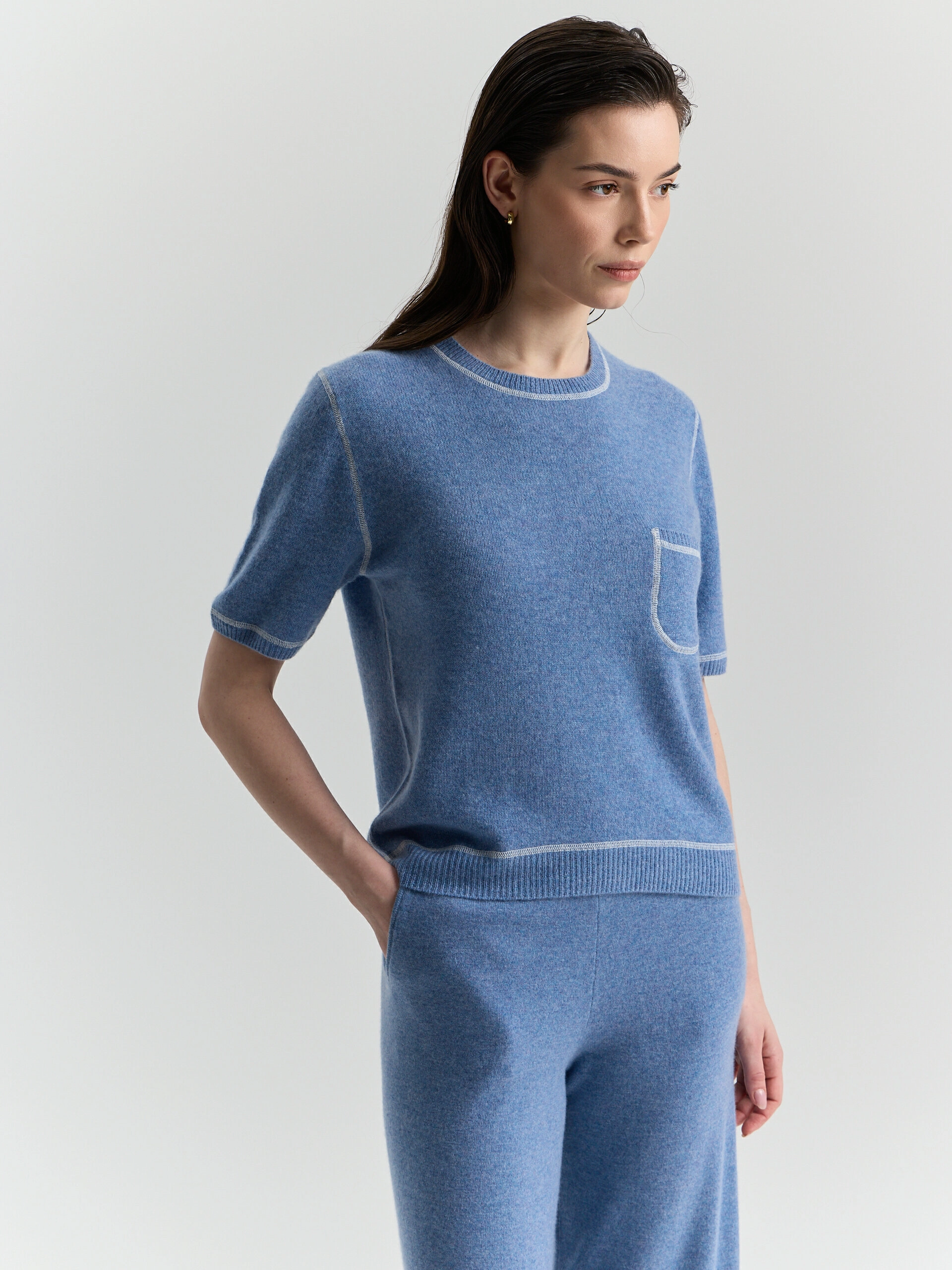 Кашемировая футболка