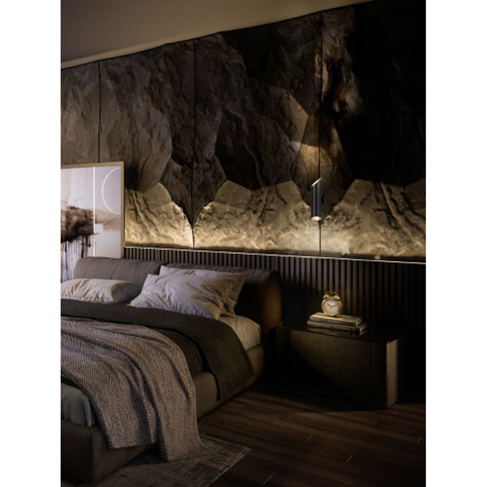 Светильник настенный ЭРА WL52 BK/GD под лампу MR16 GU10 черный/золото | Настенная подсветка