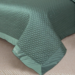 Покрывало 240х260 Sofi De MarkO Тринити изумруд