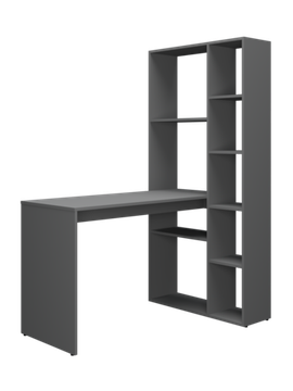 Стол письменный ЛАВОРО-13 /800*1700*1300/ анкор белый / базальт