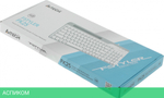 Клавиатура A4Tech Fstyler USB slim White белый/серый (FK25)