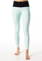 ТАЙТСЫ С ПОЯСОМ ЖЕНСКИЕ SFA LONG TIGHT | AQUA