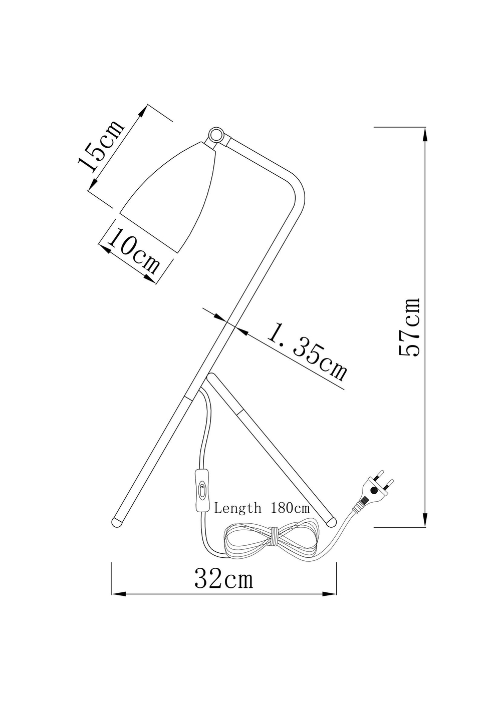 Лампа настольная Moderli V10998-T Show