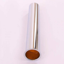 Патрубок отводящий прямой (трубка латунь), отбортованная кромка 32х250 мм, хром, Viega (Виега)