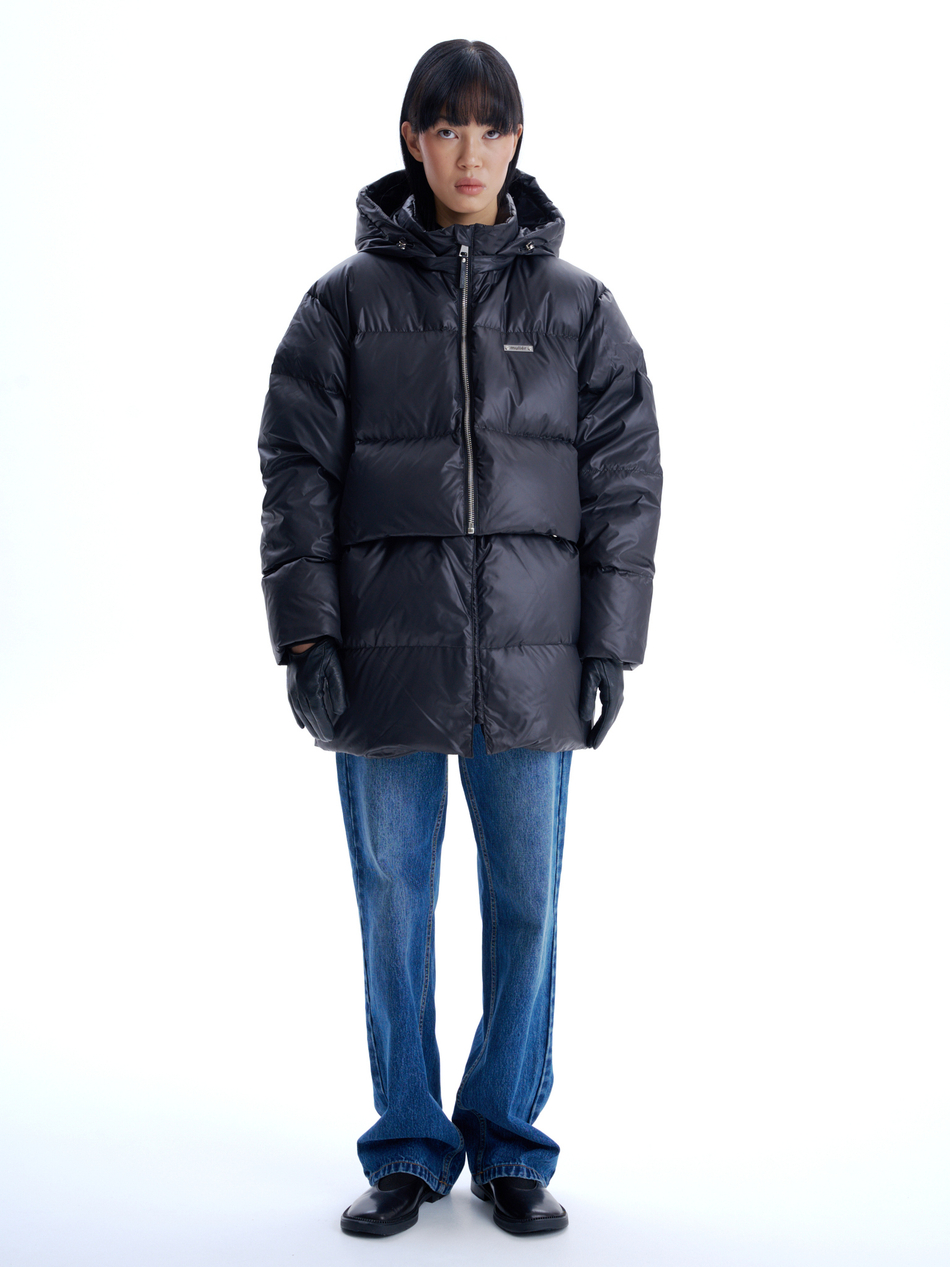 Пуховик-трансформер "Ice, baby" черный