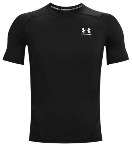 Термобелье Under Armour HeatGear Short Sleeve - black/white