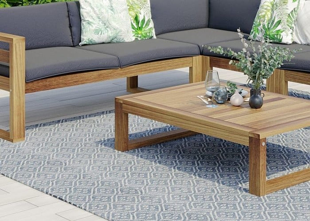 Комплект деревянной мебели Tagliamento Booka, натуральный, темно-серый